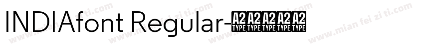 INDIAfont Regular字体转换